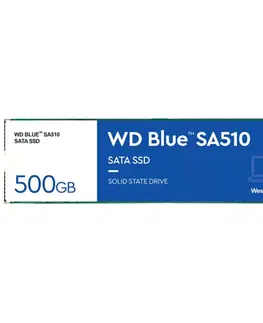 Pevné disky WD Blue SA510 SSD disk 500 GB M.2 SATA WDS500G3B0B