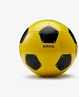 futbal Futbalová lopta First Kick veľkosť 5  žltá