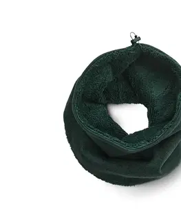 Hats Kruhový šál z pleteného flísu, zelený