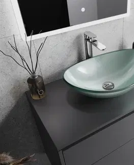 Kúpeľňa MEXEN - Sonia sklenené umývadlo 54 cm, strieborná 24145411