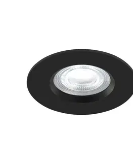 SmartHome zapustené svetla Nordlux Zapustené LED svietidlá Don Smart, 3ks, čierna