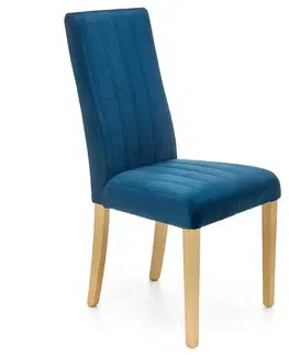 Čalúnené stoličky Stolička Diego 3 drevo/velvet dub/monolith 77 47x59x99