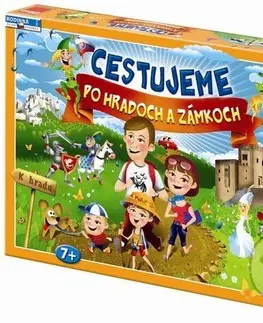 Hračky spoločenské hry pre deti DINOTOYS - Cestujeme po hradoch a zámkoch - slovenských!