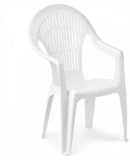 Záhradné stoličky a kreslá Kinekus Kreslo VEGA biele