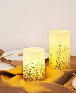 LED sviečky Pauleen Pauleen Golden Glitter Candle LED sviečka 2 kusy