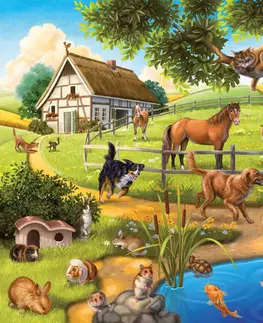 Hračky puzzle RAVENSBURGER - Domáce Zvieratá  3 X 49D