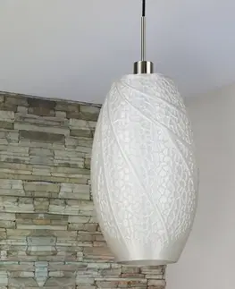 Závesné svietidlá Tagwerk Flora – dizajnérska závesná lampa z 3D tlačiarne