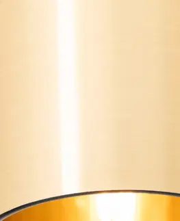 Bodove svetla Moderné stropné svietidlo čierne so zlatými 6 svetlami - Lofty
