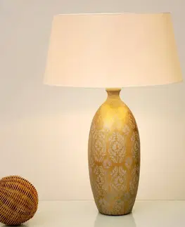Stolové lampy Holländer Stolová lampa Vaso Barocco, výška 65 cm