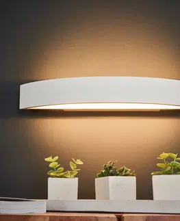 Nástenné svietidlá Helestra Helestra Yona – nástenné LED svetlo, biele 37,5 cm