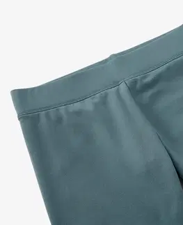 nohavice Hrejivé priedušné dievčenské legíny S100 zelené