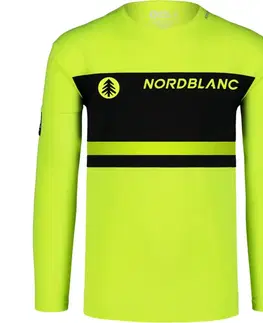 Pánská trička Pánske funkčné cyklo tričko Nordblanc Solitude žlté NBSMF7429_BPZ M