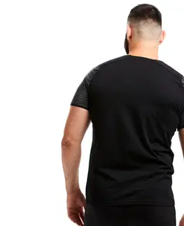 dresy Futbalové tímové tričko T100 čierne