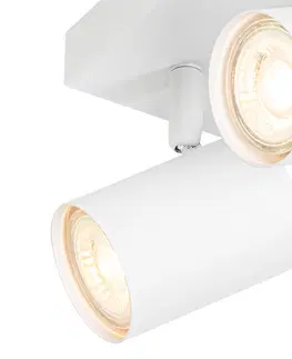 Bodove svetla Moderné stropné svietidlo biele nastaviteľné na 4 svetlá - Jeana