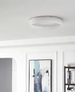 SmartHome stropné svietidlá Lucande Lucande Smart LED stropné svietidlo Squillo white Tuya RGBW CCT