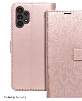 Puzdrá na mobilné telefóny Puzdro MEZZO Book mandala pre Samsung Galaxy S23 Plus, ružové TEL188572