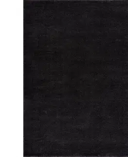 Koberce s vysokým vlasom KOBEREC SHAGGY Stefan 1, 80/150cm, Čierna