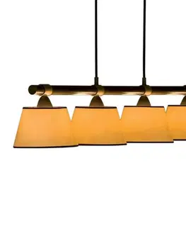 Závesné svietidlá Menzel Menzel Living Table – závesná lampa, 4-pl. krém