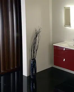 Kúpeľňa SAPHO - MITRA umývadlová skrinka 121,5x55x46 cm, bordó MT123