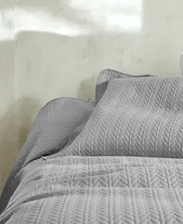 Prehozy Prešívaná prikrývka na posteľ s geometrickým vzorom, mikrovlákno