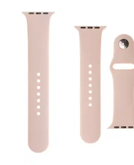 Príslušenstvo k wearables FIXED Set silikónových remienkov pre Apple Watch 424445 mm, ružový FIXSST-434-PI