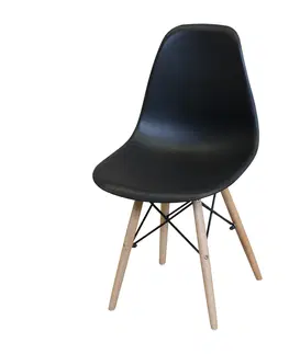 Jedálenské stoličky Jedálenská stolička UNO čierna