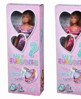Hračky bábiky SIMBA - Bábika Steffi Baby Surprise