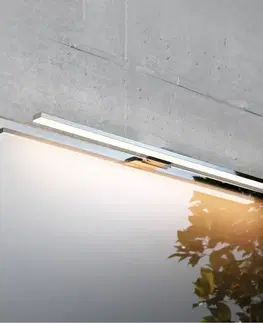 Nástenné svietidlá MCJ LED zrkadlové svetlo Triga IP44, chróm, 60 cm, 3 000 K