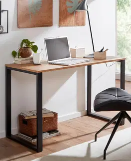 Stoly a stolíky Trendový Písací Stôl S Kovovými Nohami Š: 120cm