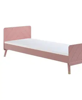 Klasické detské postele Detská posteľ Billy, 90x200, Ružová