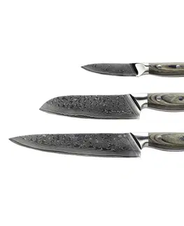 Nože a držiaky nožov Sada Nožov Damast, 3-Dielna