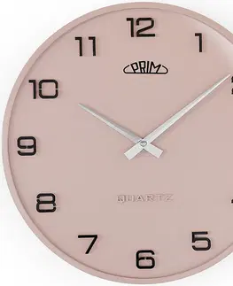 Hodiny Nástenné hodiny PRIM Bloom III- A 4158.23, rúžová 35cm