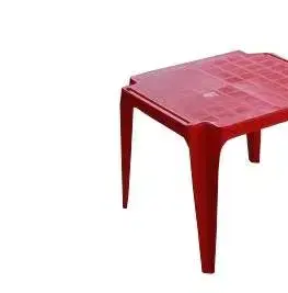 Detské stoly a stoličky Kinekus Stôl plastový, BABY, červený