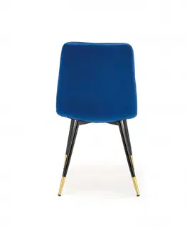 Jedálenské stoličky a kreslá Jedálenská stolička K438 Halmar Modrá