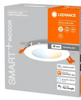 SmartHome zapustené svetla LEDVANCE SMART+ LEDVANCE SMART+ WiFi Orbis Downlight Slim Ø 12 cm