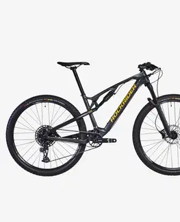 horské bicykle Horský bicykel XC 500 S s hliníkovým a karbónovým rámom sivý