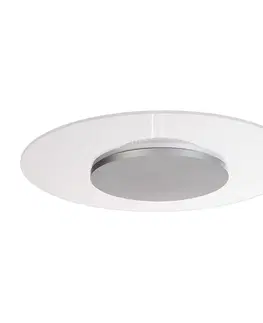 Stropné svietidlá Deko-Light Stropné svietidlo Zaniah LED, 360° svetlo, 24 W, strieborné