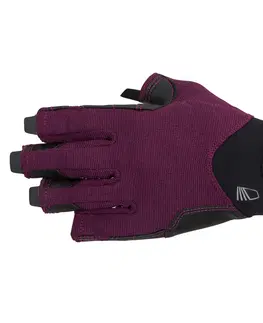 jachting Bezprstové rukavice 500 na jachting fialové