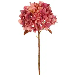 Kvety Umelá kvetina Hortenzia fialová, 17 x 34 cm