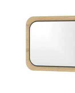 Zrkadlá Oválne zrkadlo BIMBO 80, dub dziki/ artisan olej