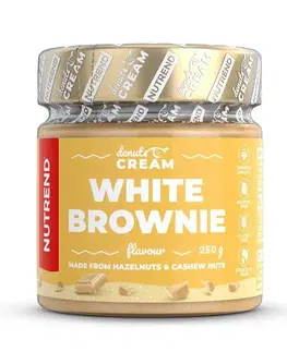 Arašidové a iné maslá Denuts Cream - Nutrend 250 g Brownie 