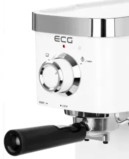 Automatické kávovary ECG pákový kávovar ESP 20301 White