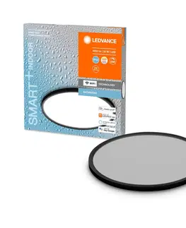 SmartHome stropné svietidlá LEDVANCE SMART+ LEDVANCE SMART+ WiFi Orbis Disc, čierna, Ø 50 cm