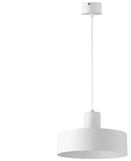 Svietidlá  Luster na lanku RIF 1xE27/60W/230V pr. 25 cm biela 
