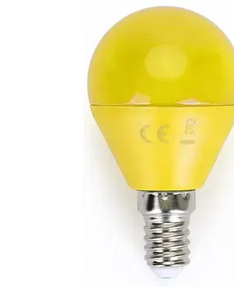 LED osvetlenie  B.V. LED Žiarovka G45 E14/4W/230V žltá -  