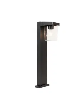 Vonkajsie osvetlenie Moderné stojace vonkajšie svietidlo čierne 60 cm IP54 - Chimay