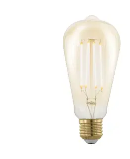 LED osvetlenie Eglo Stmievateľná LED žiarovka ST64 E27/4W/230V 1700K - Eglo 11696 