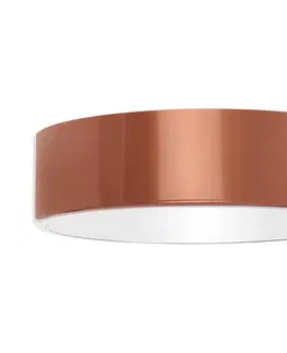 Svietidlá  Kúpeľňové stropné svietidlo CLEO 2xE27/24W/230V pr. 30 cm medená IP54 