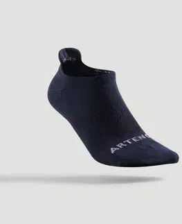 bedminton Športové ponožky RS 160 nízke 3 páry tmavomodré