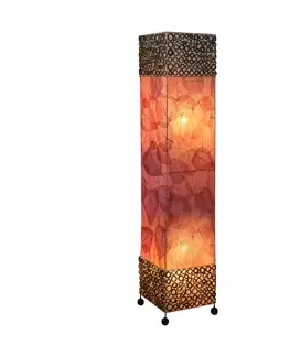 Stojacie lampy Woru Stojacia lampa Emilian s motívom listov, výška 100 cm